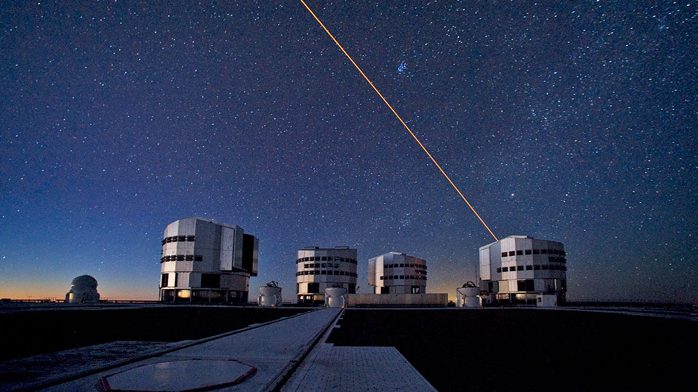 The four VLT telescopes
