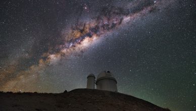 Photo of ESO's 3.6-meter Telescope