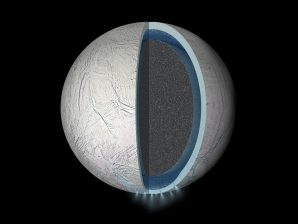 Conceção artística do interior de Enceladus