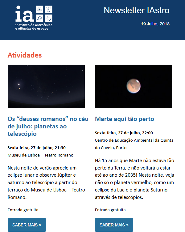 Newsletter IAstro - julho 2018