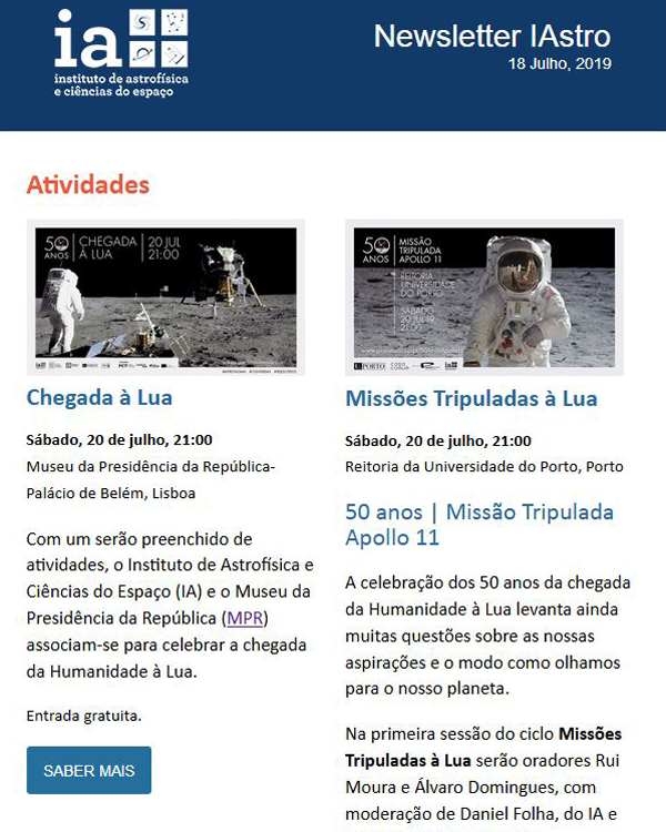 Newsletter Julho 2019