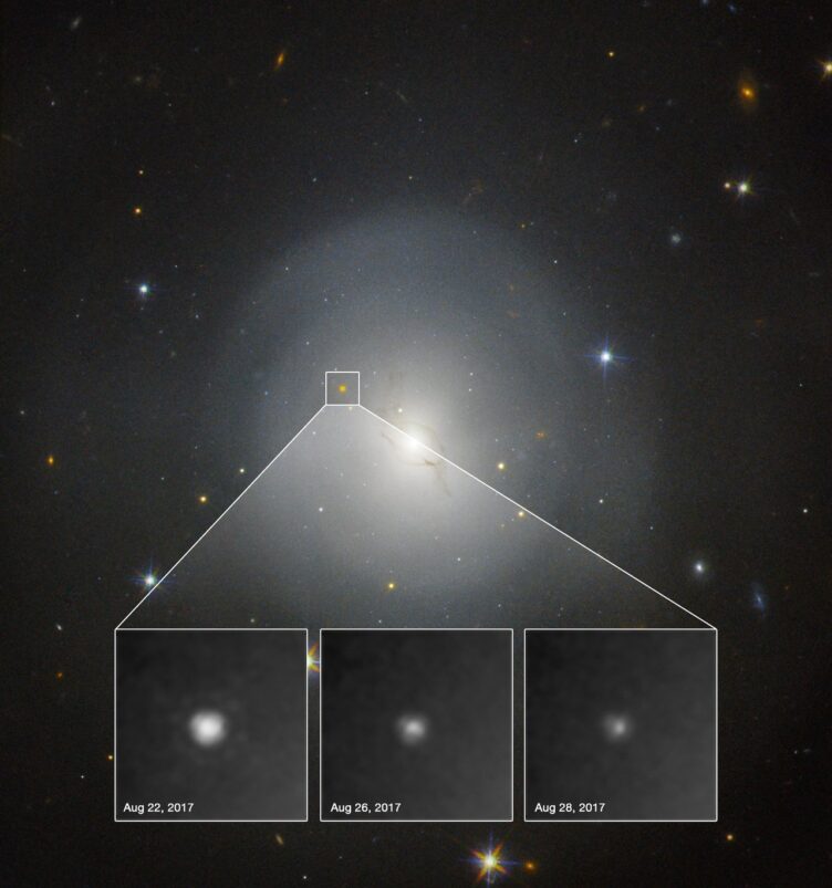 Jacto de raios gama causado por um binário de estrelas de neutrões