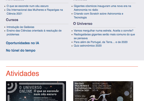 Newsletter IAstro Janeiro 2021