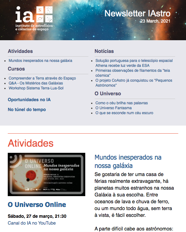 Newsletter IAstro 202103