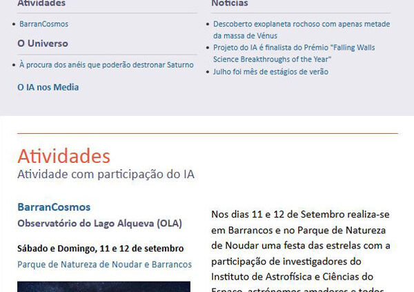 Newsletter IAstro Agosto 2021