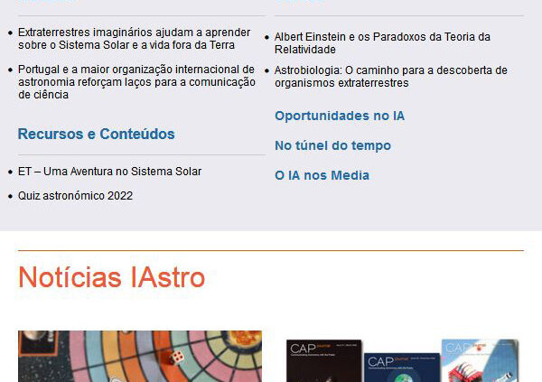 Newsletter IAstro janeiro 2023