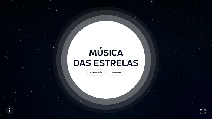 Música das Estrelas - web app
