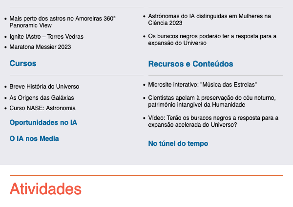 Newsletter IAstro março 2023