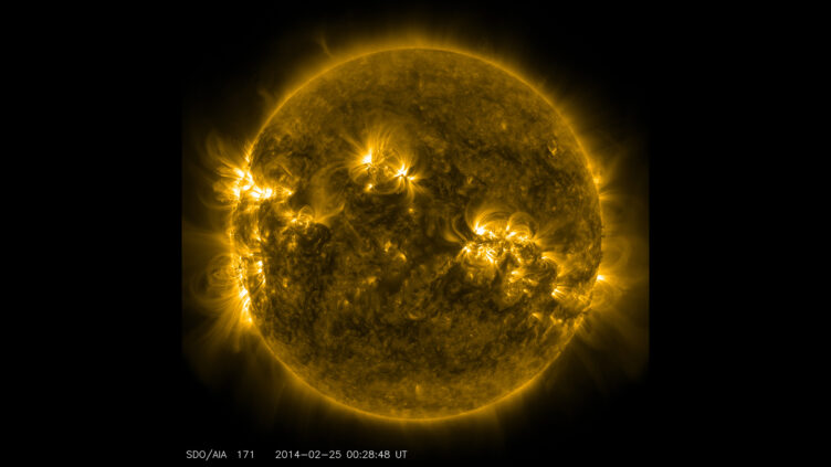 Atividade do Sol durante o último máximo solar