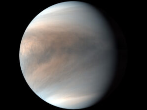 Image of Venus in the ultraviolet band of the electromagnetic spectrum