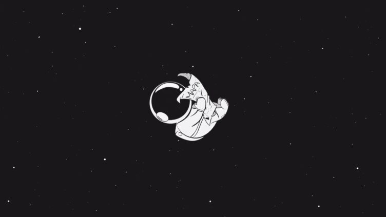 Ilustração de astronauta
