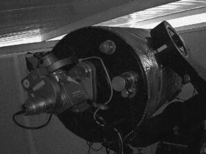 Telescópio de controlo remoto de 365mm de diâmetro que António Cidadão utilizou nestas observações,