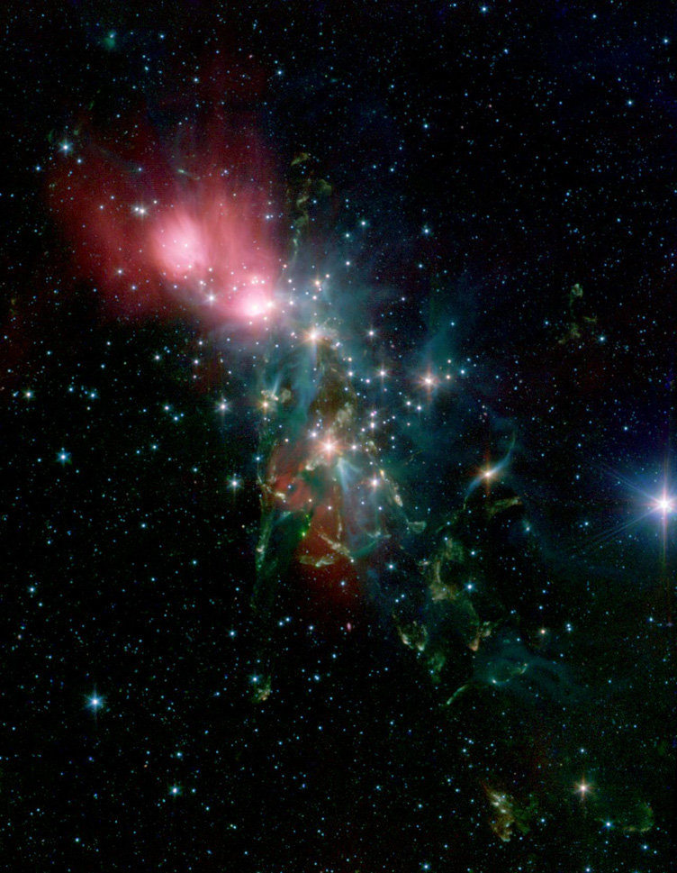 A Nebulosa NGC 1333, na constelação do Perseu