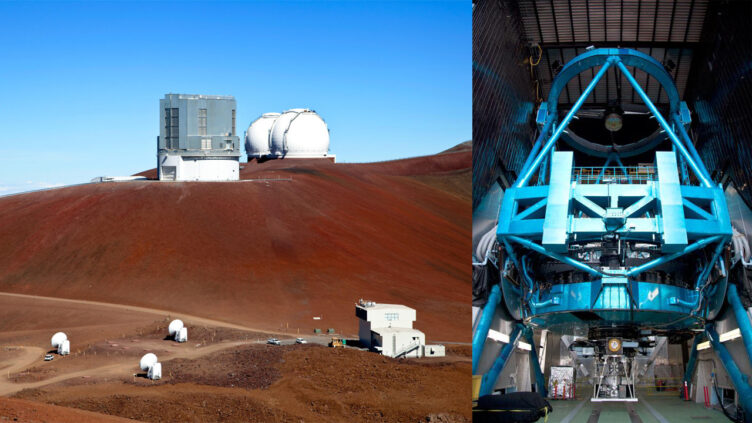 O telescópio Subaru, do Observatório Astronómico Nacional do Japão 