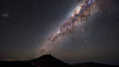 O disco da Via Láctea fotografado no deserto do Atacama, no Chile